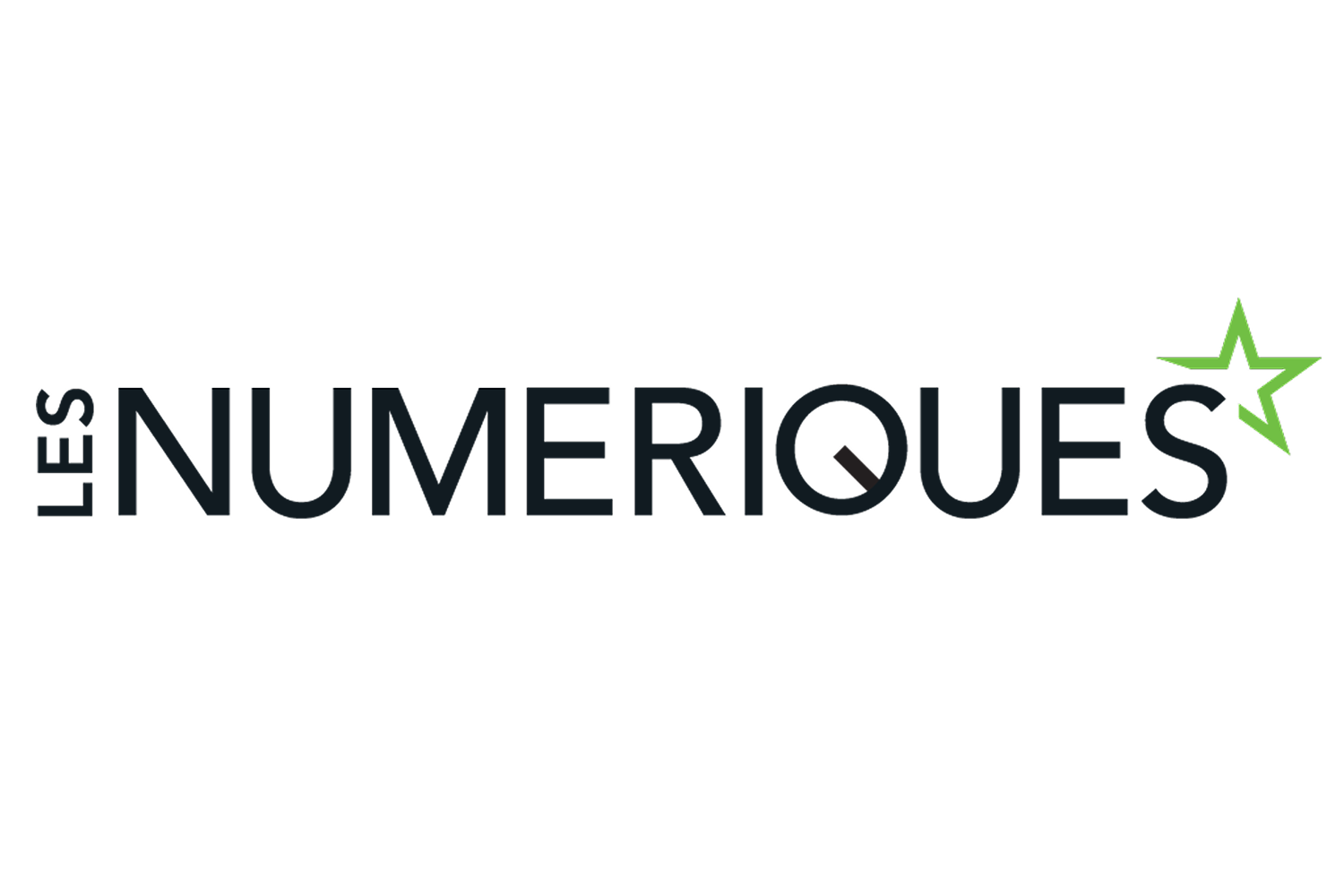 Les Numériques logo featuring a green star icon.