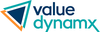 Value Dynamx logo with teal, dark blue, and orange overlapping triangles.