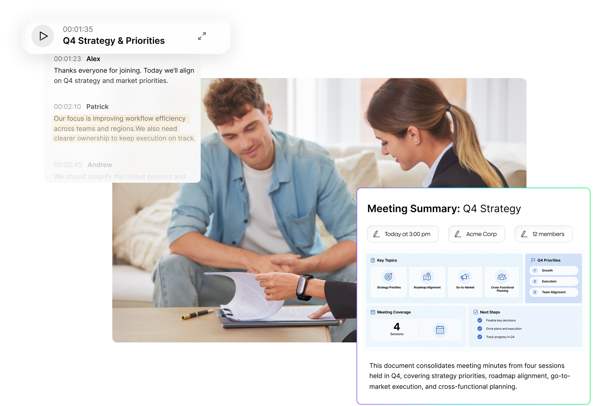 Automated AI notes