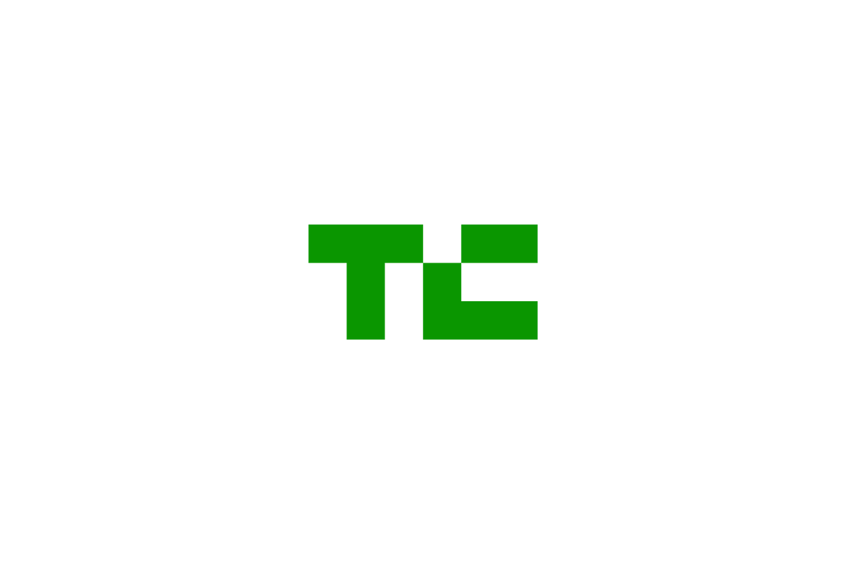 TechCrunch logo in green.