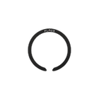 Black ring wearable accessory for the Plaud NotePin featuring the Plaud logo.