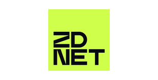 ZDNET logo on a lime green background.